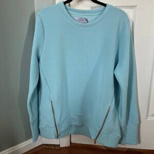 Addison Bay Ribbed Everyday Crewneck - Size L